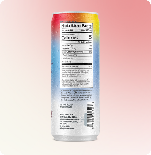 O2 Water Strawberry Lemonade