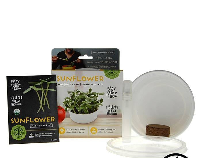 Micro Greens Sunflower Grow Kit
