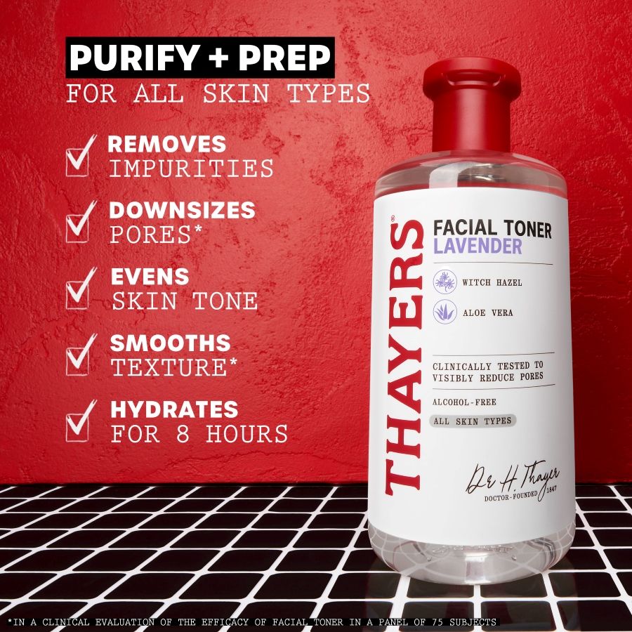 Witch Hazel Facial Toner Lavender 12oz.