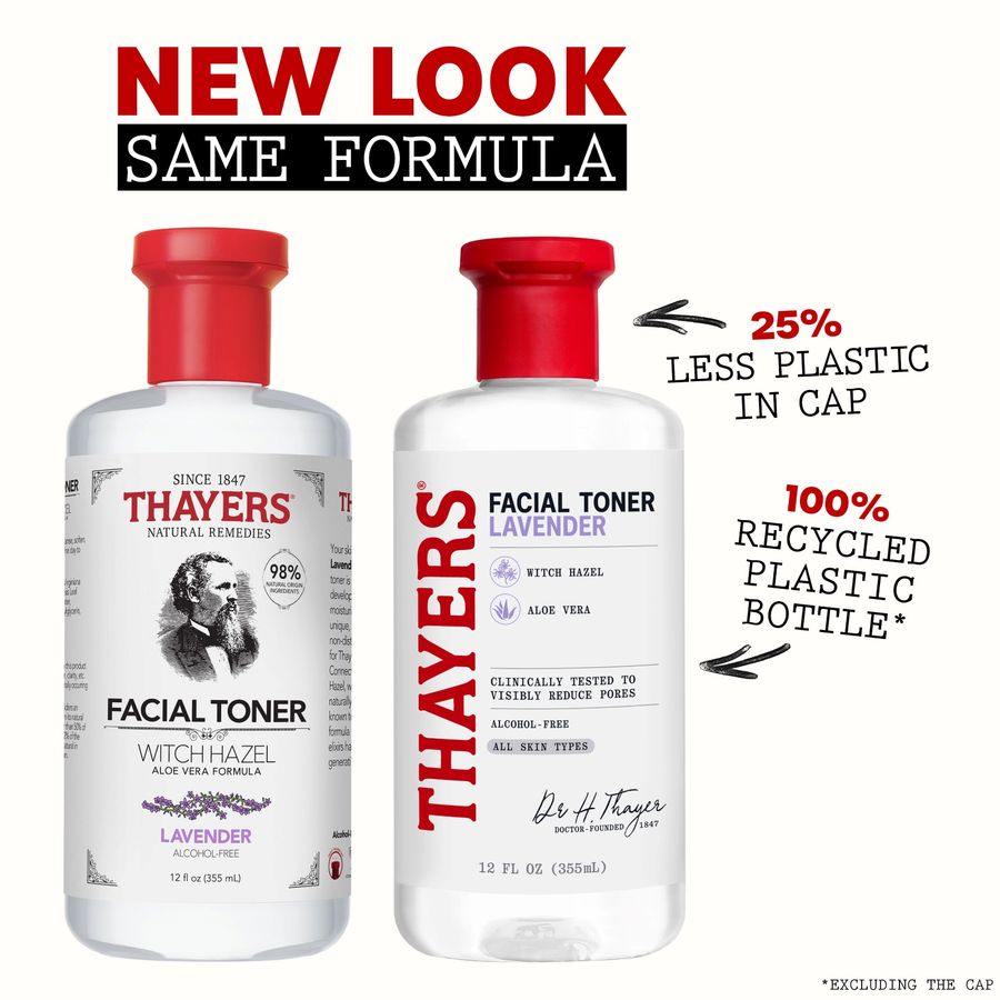 Witch Hazel Facial Toner Lavender 12oz.