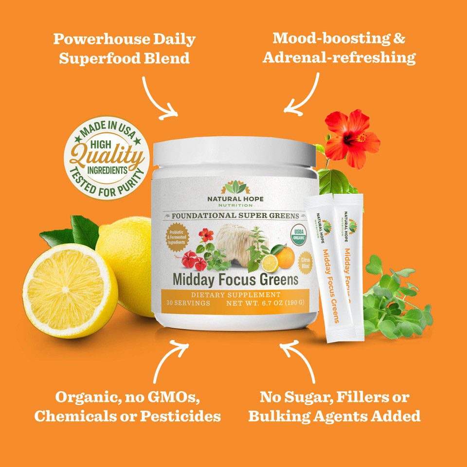 Midday Focus Greens 30 Servings