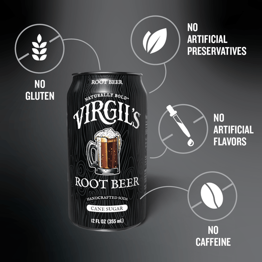 Virgils Root Beer 12oz. Can 1 Count