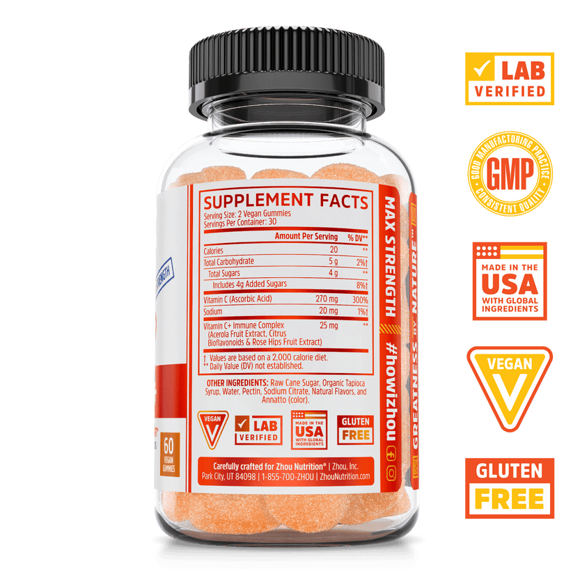 Vitamin C Gummies 60 Count
