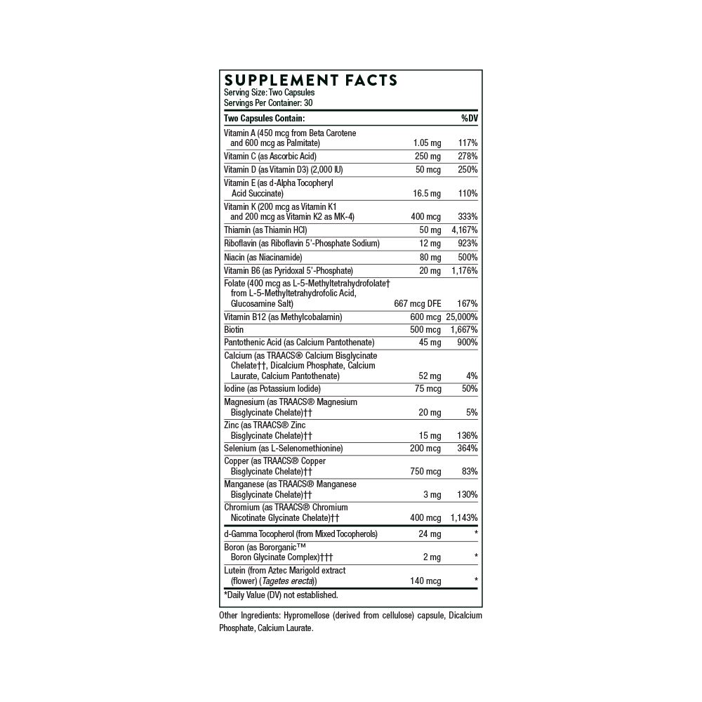Basic Nutrients 2/Day 60 Count