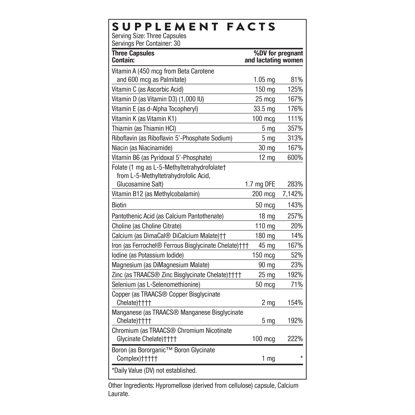 Basic Prenatal 90 Count