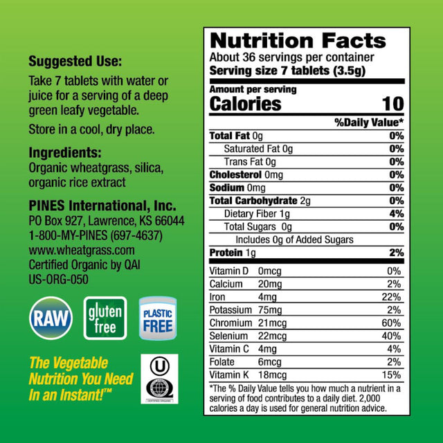 Wheat Grass 250 Count