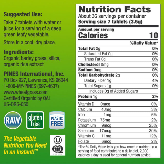 Barley Grass 500mg 250 Count