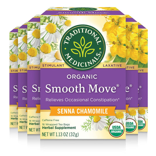 Organic Smooth Move Senna Chamomile Tea 16 Count