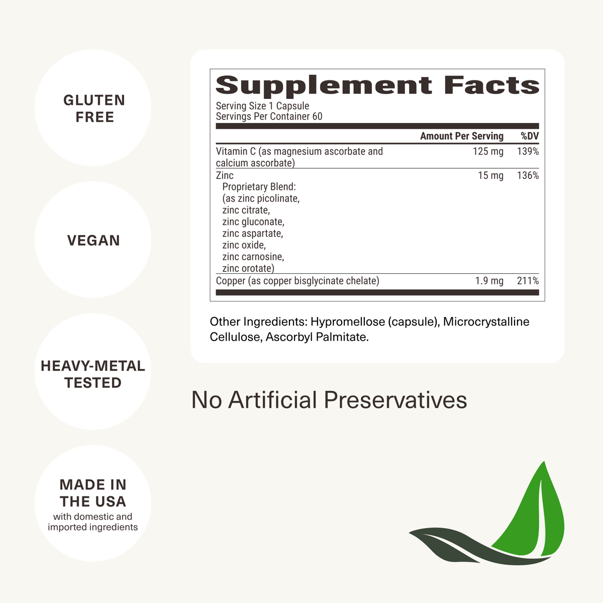 Zinc Breakthrough 60 Count